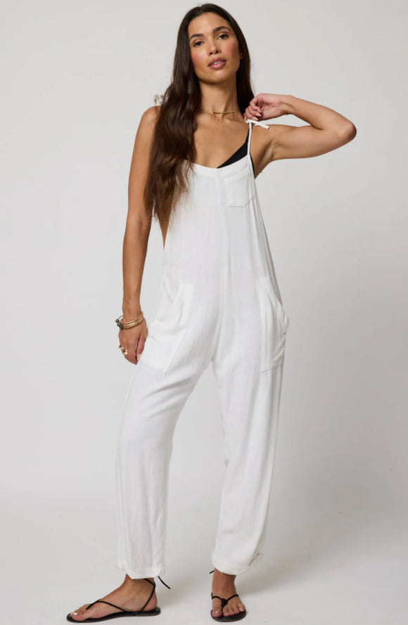 Some Beach Overall in White - Romantiques