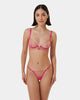 Imogen Thong in Fuchsia Pink/Sheer