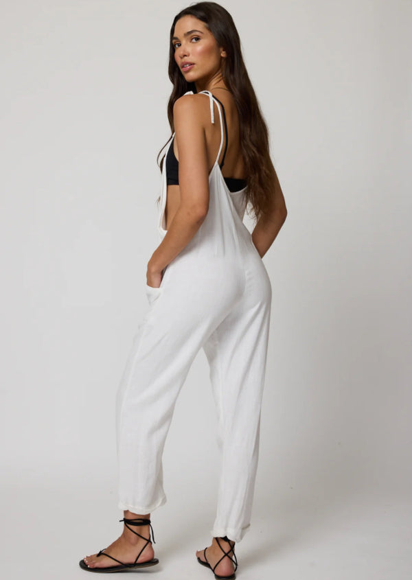 Some Beach Overall in White - Romantiques