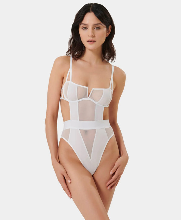 Orla Wired Bodysuit in White