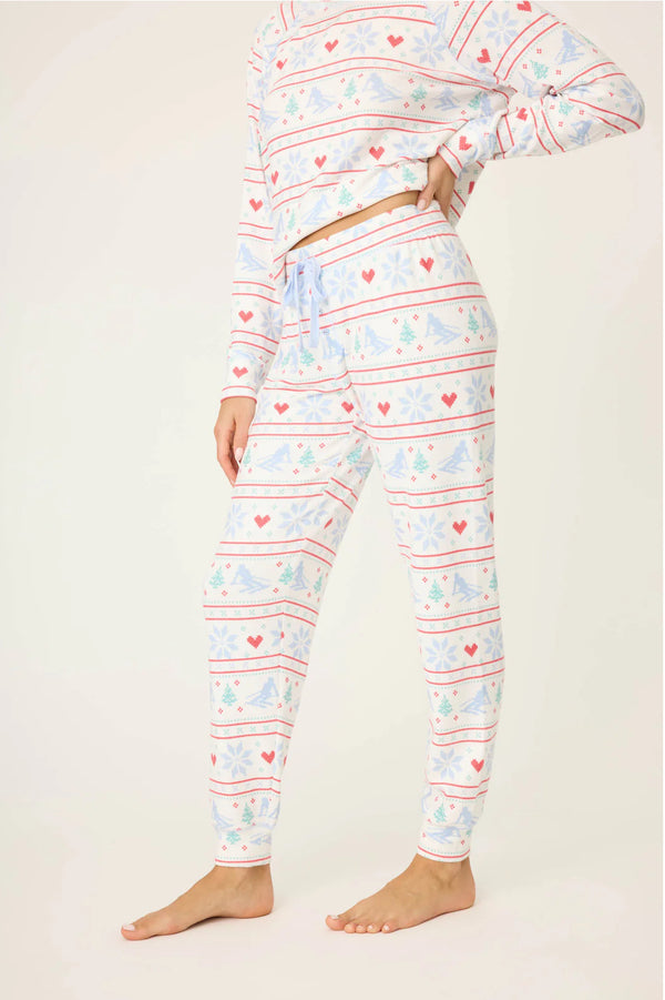 Après All Day Jammie Pant in Snowflake