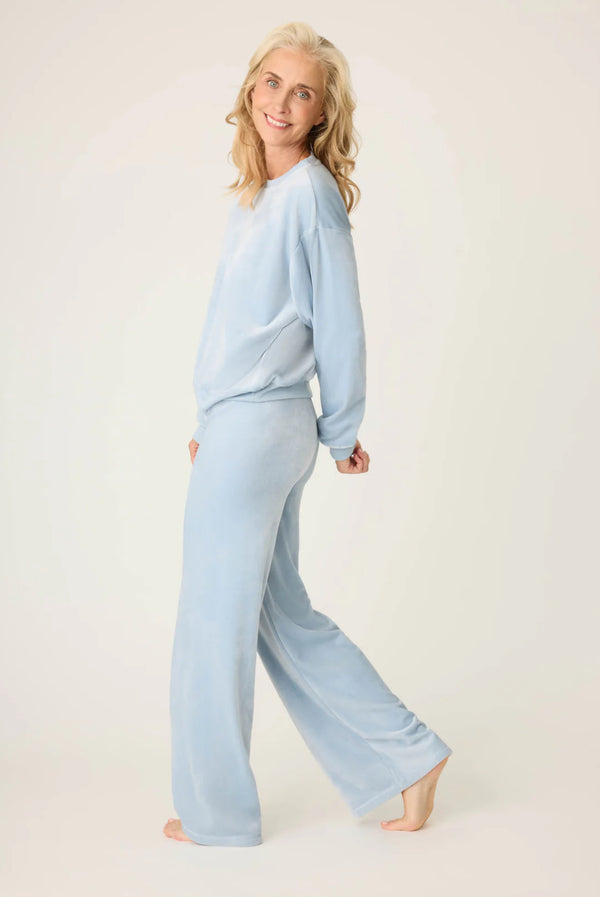 Spread Love PJ Set in Pale Blue