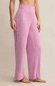 Dawn Smocked Rib Pant in Violet Gem