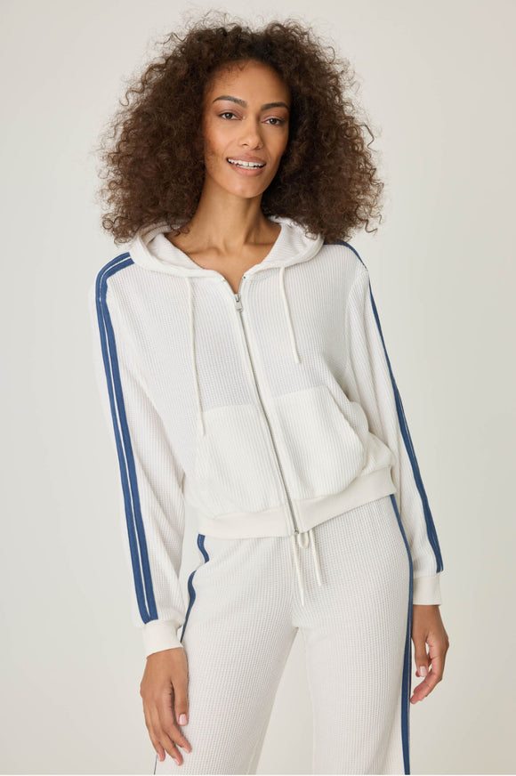 Back on Track Hoodie in Ivory