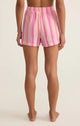 Morning Stripe Gauze Short in Pink Multi - Romantiques
