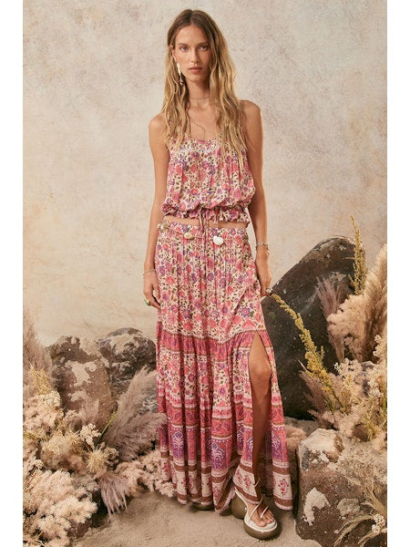 Spell Elysian Floral Skirt