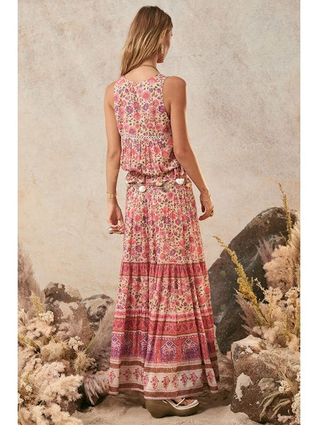 Elysian Maxi Skirt in Petunia - Romantiques