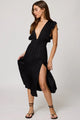 Jessie Midi Dress in Black 