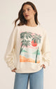 High Tide Sunday Sweatshirt in Sea Salt - Romantiques