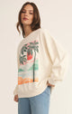 High Tide Sunday Sweatshirt in Sea Salt - Romantiques
