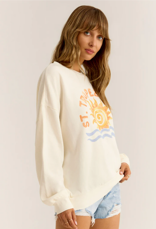 St. Tropez Soleil Sunday Sweatshirt