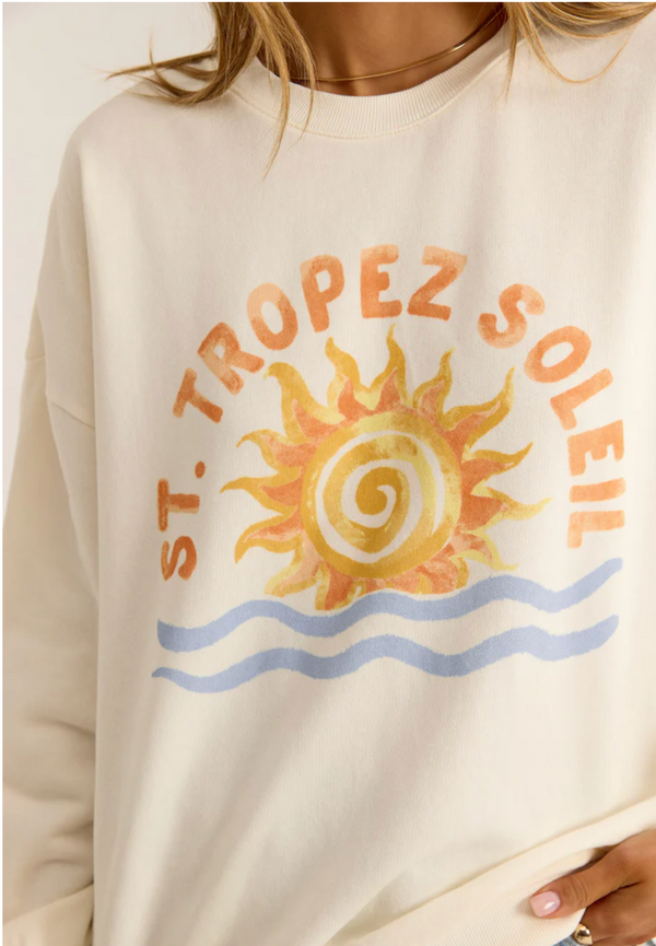 St. Tropez Soleil Sunday Sweatshirt