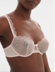 Simone Perele Singuliere Sheer Demi Bra in Petal Powder