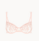 Simone Perele Singuliere Sheer Demi Bra in Petal Powder