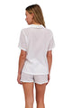 Voile Pj Short Set in White