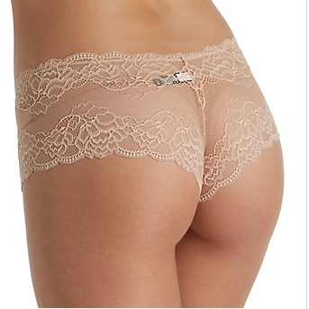 Floral lace cheeky boy short