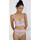 Bare Underwire Longline Bra in Lavender