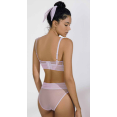 Bare Underwire Longline Bra in Lavender